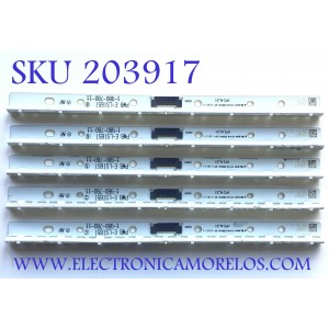 KIT DE LEDS PARA SONY ((KIT INCOMPLETO, ORIGINALMENTE CONSTA DE 8 PZ)) / NUMERO DE PARTE A-2092-813-A / 1-980-780-11 / A2092813A